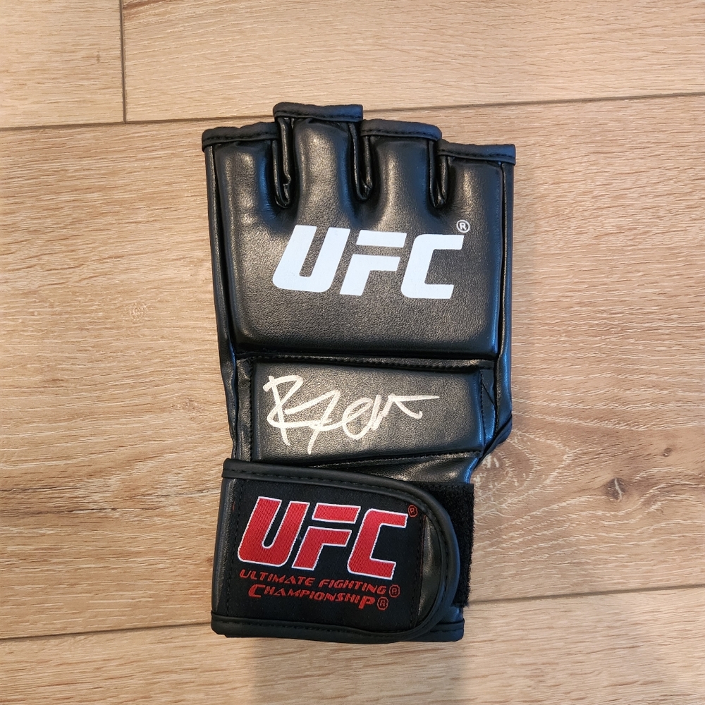 Rob Font Autographed UFC Glove JSA Authenticated